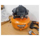 RIDGID 6 Gal. 150 PSI Electric Air Compressor with 25 ft. Hose, 18GA Brad Nailer, 16GA Finish Nailer and 18GA Finish Stapler