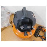 RIDGID 6 Gal. 150 PSI Electric Air Compressor with 25 ft. Hose, 18GA Brad Nailer, 16GA Finish Nailer and 18GA Finish Stapler