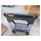 (2) DEWALT 33 in. H Metal Folding Sawhorse with Adjustable Legs