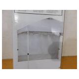 Everbilt 10 ft. x 10 ft. Commercial Instant Canopy-Pop Up Tent with Wall Panel White w/ Canopy Weights