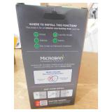 (4) Kwikset Pismo Round Matte Black Hall/Closet Door Knob Featuring Microban Antimicrobial Technology