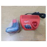 Milwaukee M12 12-Volt Lithium-Ion XC High Output 5.0 Ah Battery Pack with Charger Starter Kit