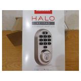 NEW - Kwikset HALO Satin Nickel Keypad WiFi Electronic Single-Cylinder Smart Lock Deadbolt featuring SmartKey Security