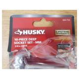 Husky 3/8 in. Drive Deep Metric Socket Set (10-Piece)