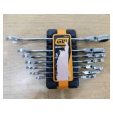GEARWRENCH Metric Flex-Head 90-Tooth Combination Ratcheting Wrench Set (7-Piece)
