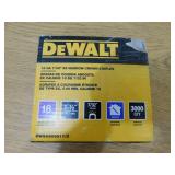 DEWALT 1-1/2 in. x 7/32 in. 18-Gauge Glue Collated Bright Steel Staples (3,000 per Box)