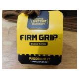 FIRM GRIP Build-A-Rig Padded Leather Tool Belt Size Small/Medium
