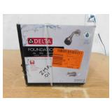 New - Delta Foundations Single-Handle 1-Spray Tub and Shower Faucet in Brushed Nickel (Valve Included)