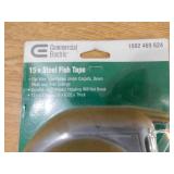 Commercial Electric 15 ft. Mini Cable Snake Fish Tape