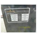 Skid Steer Bale Spear   BS-12-2500G  New condition.