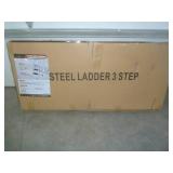 Landhoner Steel Step Ladder 3 Step