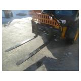 Landhoner Skid Steer Hydraulic Pallet Forks 42"