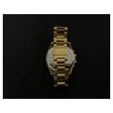 Michael Kors Oversized Brecken Gold-Tone Watch (USED, Needs Cleaning And Repairs. Missing A Knob. Maybe Needs Battery)