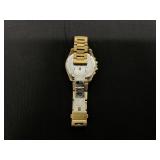 Michael Kors Oversized Brecken Gold-Tone Watch (USED, Needs Cleaning And Repairs. Missing A Knob. Maybe Needs Battery)
