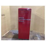Galanz 22 in. 7.6 cu. ft. Retro Top Freezer Refrigerator, Hot Rod Red Model # GLRF76TMRDER2