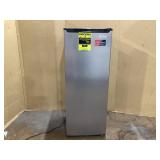 Frigidaire 7.0 cu. ft. Upright Convertible Fridge/Freezer in Stainless Look Model #: EFRF7010-B-6COM (Minor Transit Damage, See Photos)