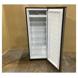 Frigidaire 7.0 cu. ft. Upright Convertible Fridge/Freezer in Stainless Look Model #: EFRF7010-B-6COM (Minor Transit Damage, See Photos)