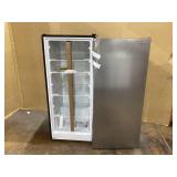 Vissani 7.1 cu. ft. Manual Defrost Convertible Upright Freezer in Stainless Steel Look Model # MDUFC7SS4 (Door Is Not Connected Due To Transit Damage, See Photos)