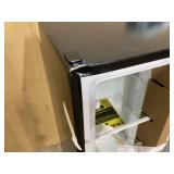 Vissani 7.1 cu. ft. Manual Defrost Convertible Upright Freezer in Stainless Steel Look Model # MDUFC7SS4 (Door Is Not Connected Due To Transit Damage, See Photos)