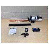 HART 40-Volt 24-inch Cordless Hedge Trimmer Kit, (1) 2.5Ah Lithium-Ion Battery (1) Charger