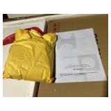 COSTWAY Electric Fireplace TV Stand for TVs Up to 55 Inches, 18-Inch Fireplace Insert with Remote, Overheat Protection, 48-Inch Wooden Media Entertainment Center with Adjustable Shelves, White