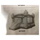 Costway Inflatable Bounce House Castle Jumper Without Blower (Images shown are for reference only. Actual colors will vary, See Photos for more details)