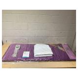 PHYMAT Far Infrared Amethyst Heating Pad (67"x27")- 5 Color Gemstone Crystal Heating Pad - Infrared Mat Full Body- Bio Amethyst Mat with Auto Shut Off - Overheat Protection,Smart Control