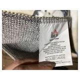 HOMCOM Machine Washable Area Rug, 120"x96"  Indoor Boho Rug, Non-Slip, Low Pile for Living Room, Bedroom, Dining Room, Kitchen, Home Office, Distressed Carpet for High Traffic Areas, Brown Blue (Used)