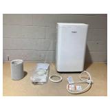 Whirlpool 10,000 BTU SACC 115-Volt Vented Large Room Portable Air Conditioner with Heater, Remote Included Model #WHNP141HAW (In A Recycled Box)