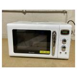 Costway 0.9 Cu.ft Retro Countertop Compact Microwave Oven Model # EP25143WH