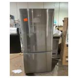 Vissani 30 in. 18.7 cu. ft. Bottom Freezer Refrigerator in Fingerprint Resistant Stainless Steel Model # MDBF18SS (Minor Transit Damage, See Photos)