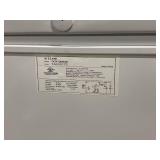 Vissani 7 cu. ft. Manual Defrost Chest Freezer with LED Light Type in White Model: DCM7QWBWW (Minor Transit Damage, See Photos Of Right Side)