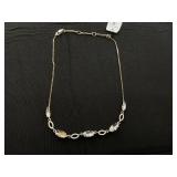 Givenchy Pave and Crystal Frontal Statement Necklace (Missing 1 Stone)