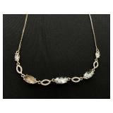 Givenchy Pave and Crystal Frontal Statement Necklace (Missing 1 Stone)