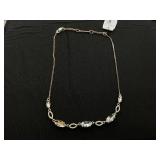 Givenchy Pave and Crystal Frontal Statement Necklace (Missing 1 Stone)