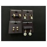 LOT OF 4 Anne Klein Earrings (1 Pack Missing 1 Pair)