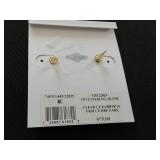 GIANI BERNINI Cubic Zirconia 18K Gold Over Sterling Silver Heart Drop Earrings
