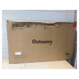 Outsunny 4 Metal Arch Backyard Garden Bridge with Safety Siderails, Delicate Scrollwork, & Easy Assembly, Black Bronze