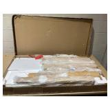 Giantex 42 Round Dining Table for 4, Kitchen Table with 0.3 Tempered Glass Tabletop, Rubber Wood Legs