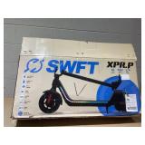 SWFT XPR P Electric Scooter - Black: 350W Motor, 18 mph Max Speed, 16 Mile Range (Works, However There Is Electrical Problems With The Connected Wiring Cables, See Photos For Details)