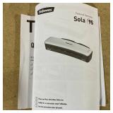 Fellowes Sola 95 Thermal Laminator Machine with Pouch Starter Kit, 9.5 inch