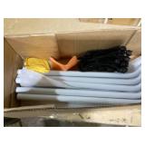 Costway 48" Mini Trampoline with Enclosure Heavy-Duty Metal Frame U-shaped Legs Orange