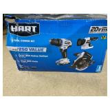 Hart 20V Tool Combo Kit (ONLY Drill & Circular Saw) (Missing Light Tool, Charger, Bag, & Battery)