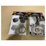 LOT OF Halloween Decorations (Lights, Spider Webbs, & Costume Handcuffs)