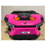 Qaba 12V Kids UTV, Battery Powered Ride on Truck, 3.7 MPH Off-Road Electric Car with Remote Control, 4-Wheel Suspension, LED Headlights, 3 Speeds, Horn & Music, for Boys and Girls, Pink