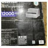 Hisense - 450 Sq. Ft. 12,000 BTU Cooling Window Air Conditioner Inverter - White Model: AHLW1225TW1W Height 14.6 in Width 20.3 in Depth 20.5 in