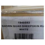 Shorn Quad Windward White Sheepskin...