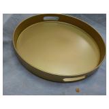 Gold Round 13" Diameter Serving Tra...