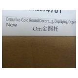 Gold Round 13" Diameter Serving Tra...