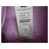 Talbot new size 1X Fleece Jacket...